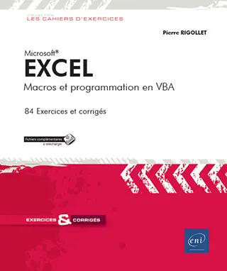 Livre Excel Macros et programmation en VBA