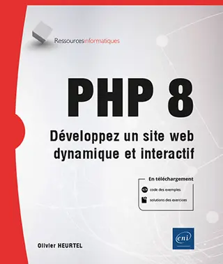 Livre PHP 8 Développez un site web dynamique et interactif