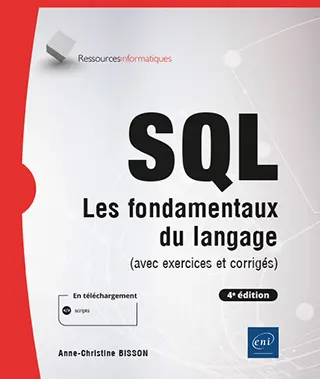 Livre SQL Les fondamentaux du langage (avec exercices et corrigés) - (4e édition)