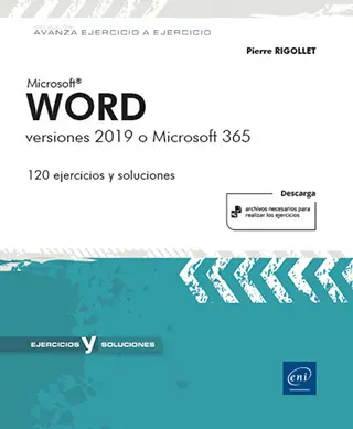 Libro Word - versiones 2019 o Microsoft 365