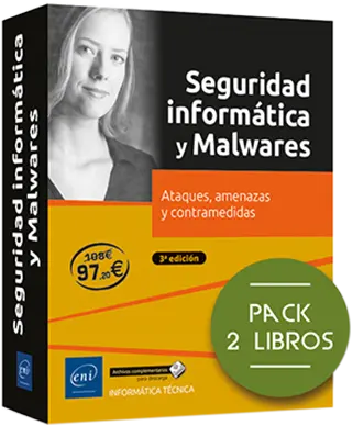 Libro Seguridad informática y Malwares<br />
Pack de 2 libros: Ataques, amenazas y contramedidas (3ª edición)
