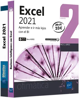 Excel 2021 Pack de 2 libros: Aprender e ir más lejos con el BI