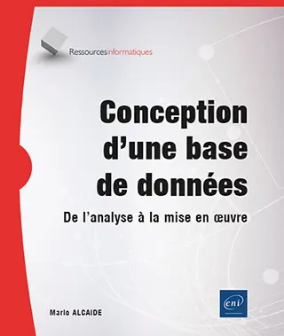 Livre Conception d’une base de données
De l’analyse à la mise en œuvre