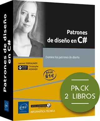 Patrones de diseño en C#<br />
Pack de 2 libros: Domine los patrones de diseño