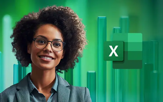 Vrouw voor Excel-grafieken Vrouw voor Excel-grafieken