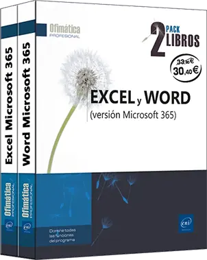 Pack de libros Excel y Word (versión Microsoft 365) - Pack de 2 libros Pack de libros Excel y Word (versión Microsoft 365) - Pack de 2 libros