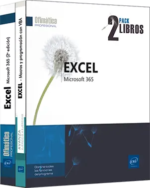 Pack de libros Excel Microsoft 365 - Pack de 2 libros: Manual de referencia + Cuaderno de ejercicios sobre Macros y programación VBA Pack de libros Excel Microsoft 365 - Pack de 2 libros: Manual de referencia + Cuaderno de ejercicios sobre Macros y programación VBA