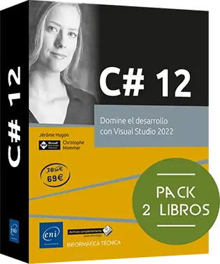 C# 12 - Pack de 2 libros: Domine el desarrollo con Visual Studio 2022