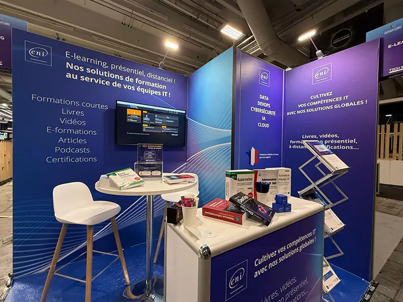 Stand ENI Elearning au Tech Show