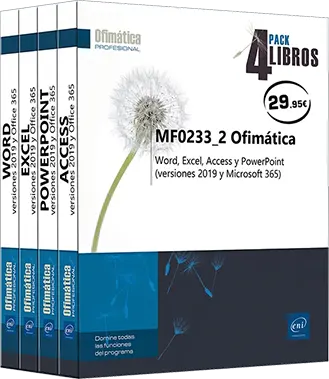 Pack de libros Pack Certificados de Profesionalidad - MF0233_2 Ofimática