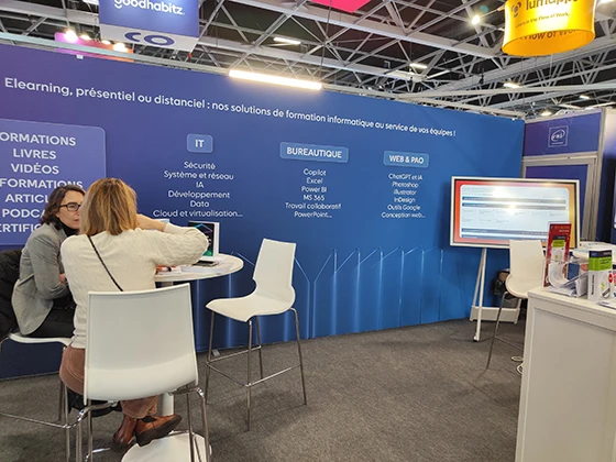 Stand ENI au Learning Technologies